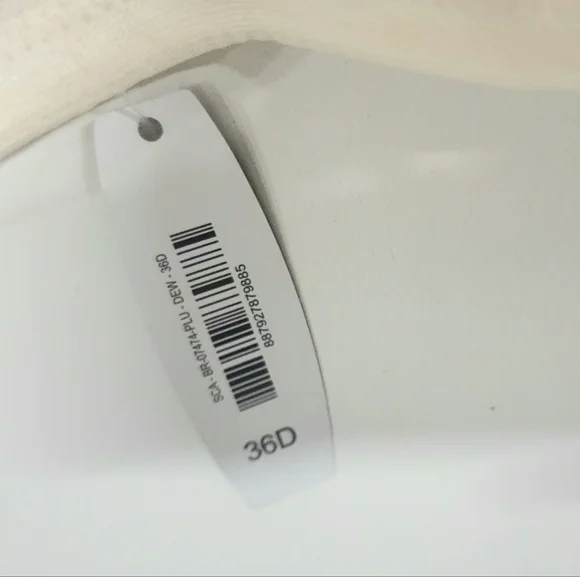 NWT- Elegant Lace Bralette in Cream Sz 36D - Picture 5 of 5